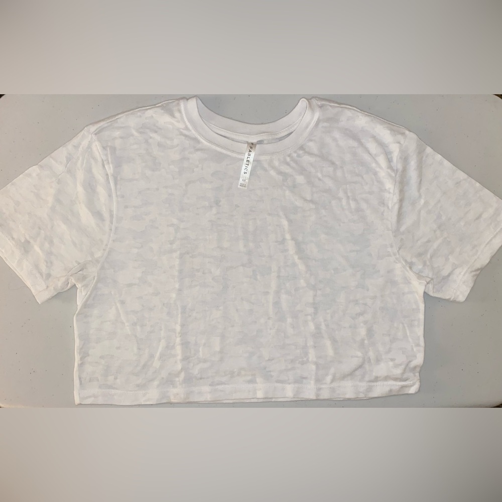 Fabletics Alivia Short Sleeve-Burnout Tee